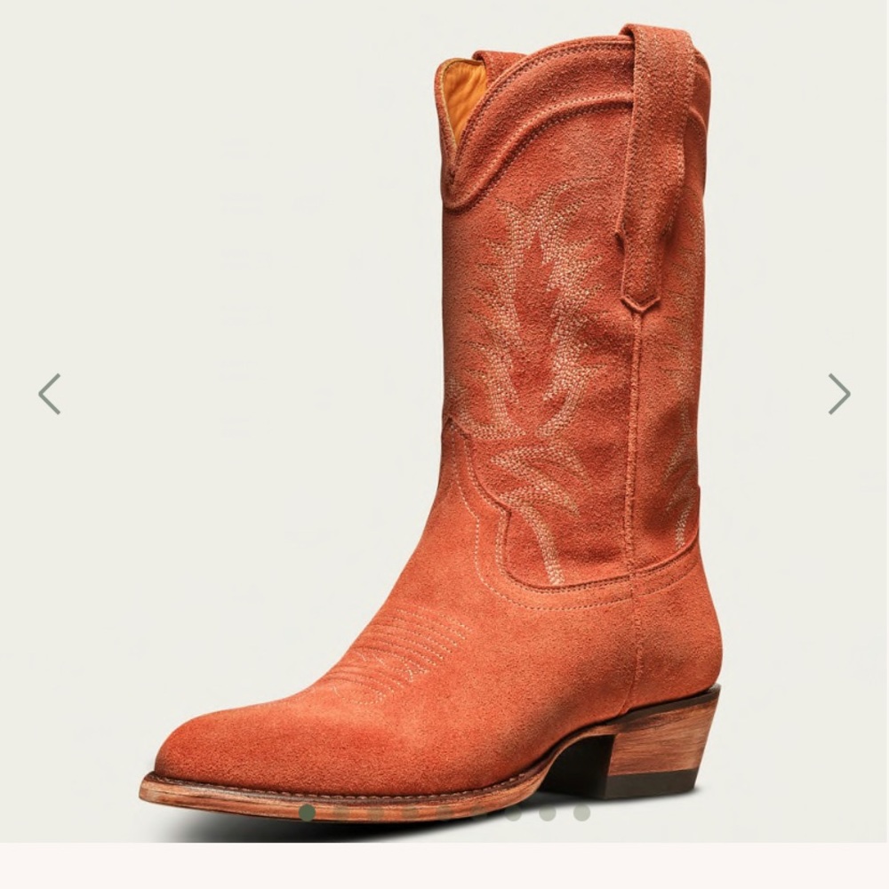 Tecovas The Josie Classic Cowgirl Suede Leather Suede Boot Size 7.5 New with Box